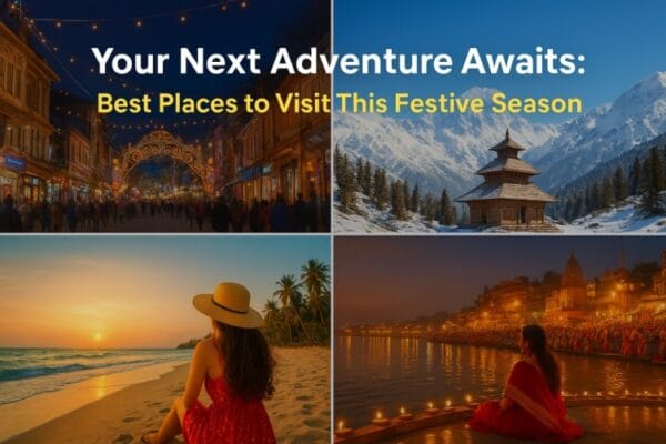 Your Next Adventure Awaits: Best Places to Visit In India This Festive Season Your Next Adventure Awaits: Best Places to Visit This Festive Season