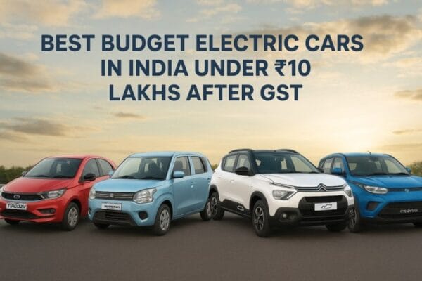 Best Budget Electric Cars in India Under ₹10 Lakhs After GST 