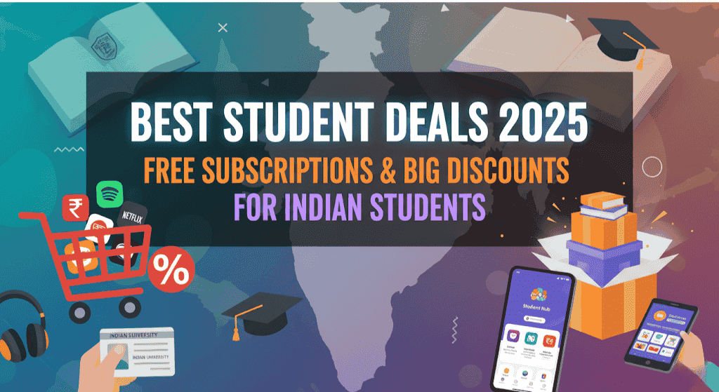 Best Student Deals 2025: Free Subscriptions & Big Discounts for Indian Students