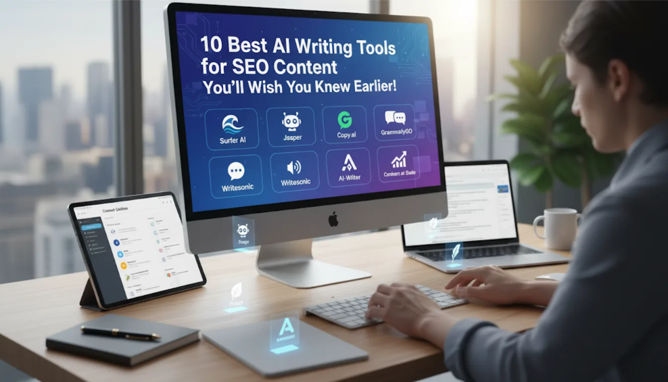 10 Best AI Writing Tools for SEO Content You’ll Wish You Knew Earlier!