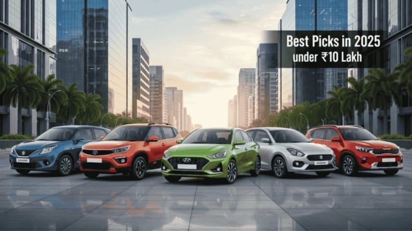 Showing Top 5 Budget Cars Under ₹10 Lakh