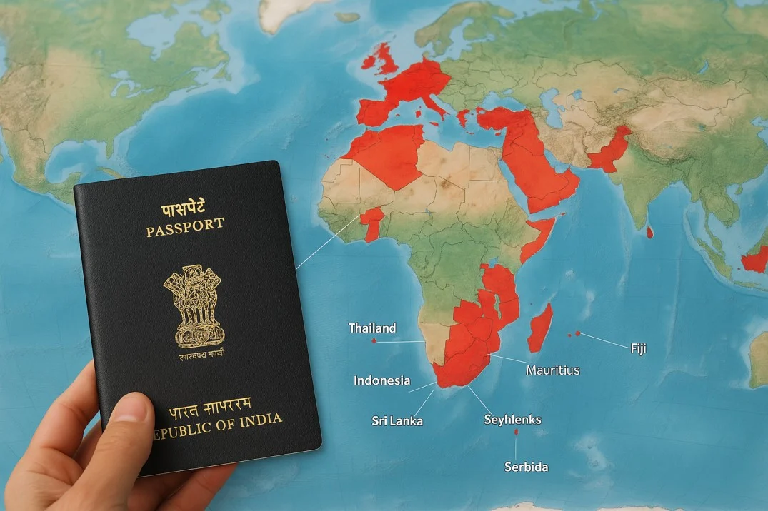 Visa-Free Countries for Indians in 2025