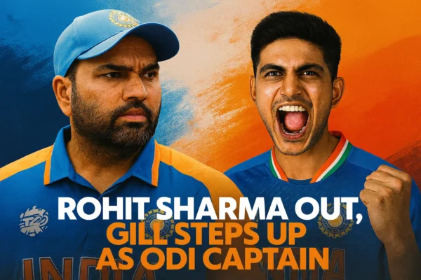 Rohit Sharma Out, Gill Steps Up as ODI Captain Rohit Sharma Out, Gill Steps Up as ODI Captain