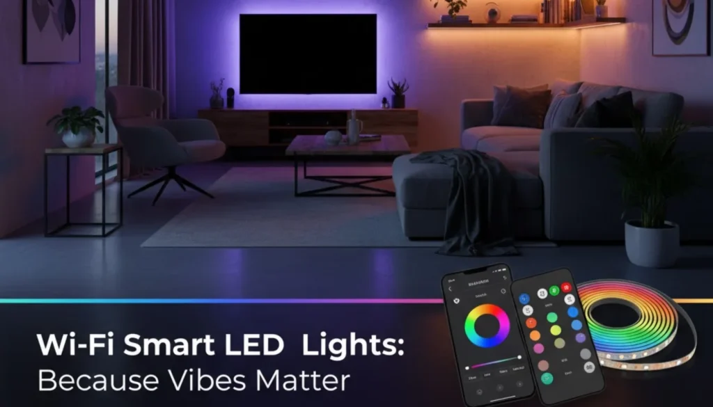 Wi-Fi Smart LED Lights: Because Vibes Matter